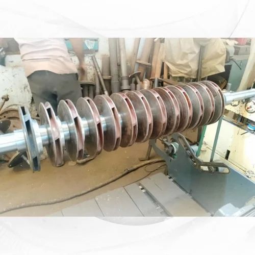 Shaft dynamic balancing on lathe
