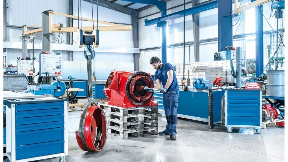 Root Pumps overhaul workshop bay